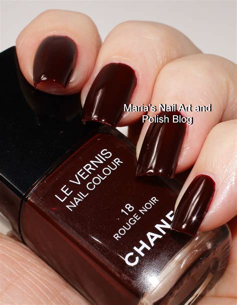 chanel rouge noir vernis|chanel rouge noir nail varnish.